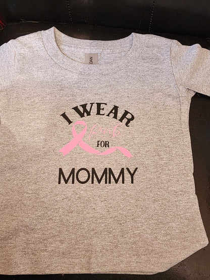 Breast Cancer Awareness T-Shirt Pink for Mommy